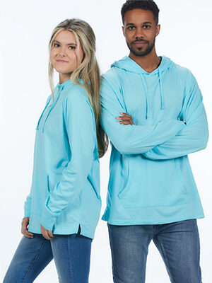 VINTAGE JERSEY HOODIE