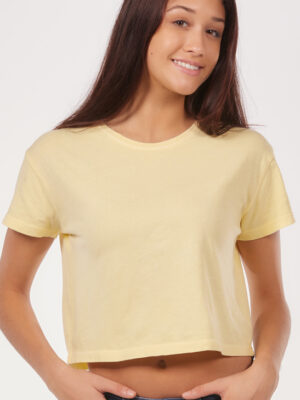 Garment Dyed Crop Tee