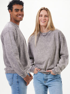 Mineral Washed Fleece Crew
