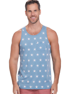 Star Print Tank