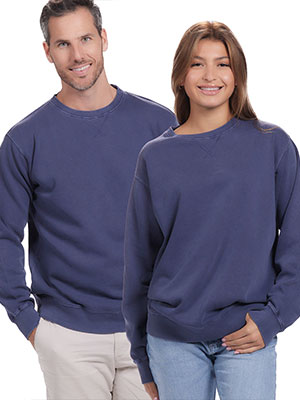Garment Dyed Fleece Crew