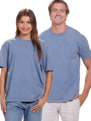 Mineral Washed Slub Jersey Tee