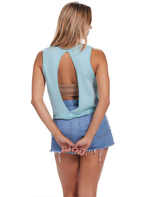 Open Back Muscle Tank