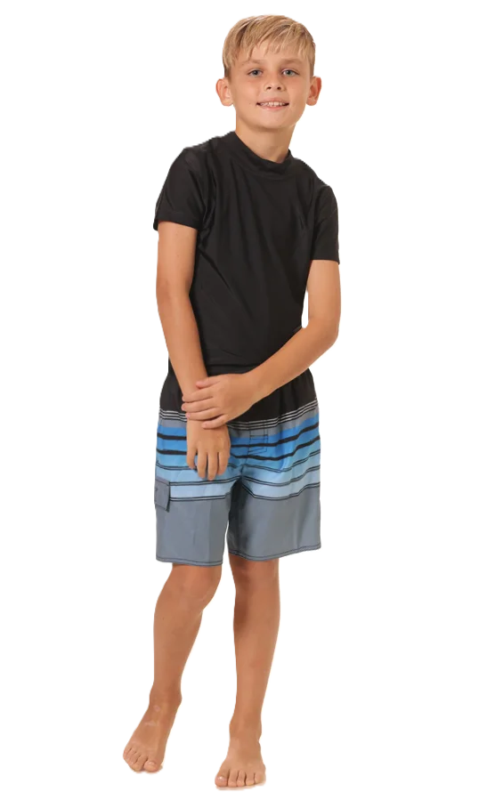 rash guards for boys' swimwear